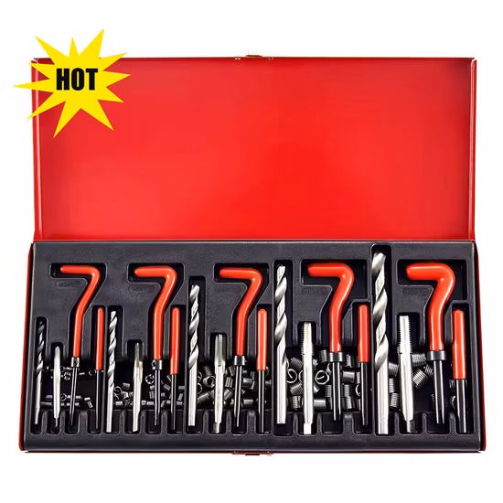 Viktec 131PC HSS Drill Helicoil Car Repair Tool Metric M5 M6 M8 M10 M12 Thread Repair Kit