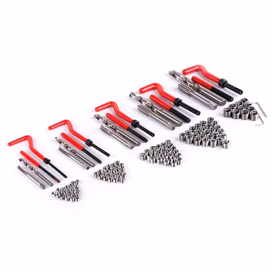 Viktec 131PC HSS Drill Helicoil Car Repair Tool Metric M5 M6 M8 M10 M12 Thread Repair Kit